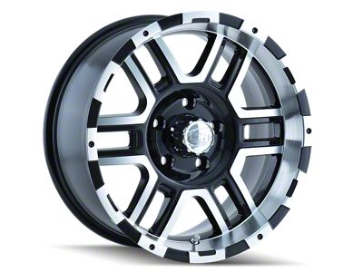 ION Wheels 179 Satin Black Machined 6-Lug Wheel; 16x8; 10mm Offset (05-21 Frontier)