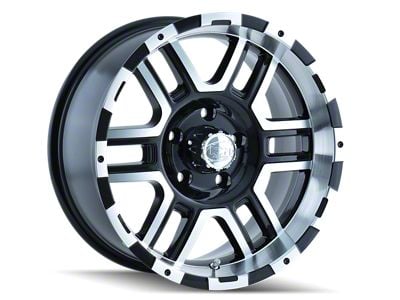 ION Wheels 179 Satin Black Machined 6-Lug Wheel; 17x8; 10mm Offset (05-15 Tacoma)