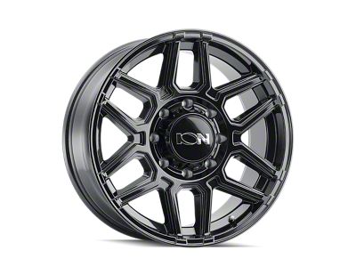 ION Wheels 146 Gloss Black 6-Lug Wheel; 17x9; 0mm Offset (10-24 4Runner)