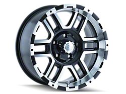 ION Wheels 179 Satin Black Machined 6-Lug Wheel; 16x8; 10mm Offset (10-24 4Runner)