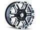 ION Wheels 179 Satin Black Machined 6-Lug Wheel; 16x8; 10mm Offset (10-24 4Runner)