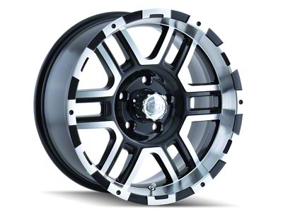 ION Wheels 179 Satin Black Machined 6-Lug Wheel; 17x8; 10mm Offset (10-24 4Runner)