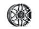 ION Wheels 146 Matte Black Machined with Dark 6-Lug Wheel; 17x9; 0mm Offset (16-23 Tacoma)