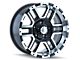 ION Wheels 179 Satin Black Machined 6-Lug Wheel; 16x8; 10mm Offset (16-23 Tacoma)