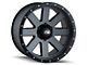 ION Wheels TYPE 134 Matte Gunmetal Beadlock 6-Lug Wheel; 17x8.5; -6mm Offset (05-15 Tacoma)