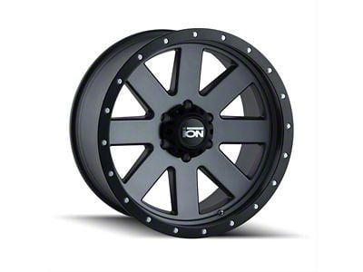 ION Wheels TYPE 134 Matte Gunmetal Beadlock 6-Lug Wheel; 17x8.5; 6mm Offset (2024 Tacoma)