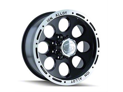 ION Wheels TYPE 174 Black Machined 6-Lug Wheel; 17x9; 0mm Offset (2024 Tacoma)