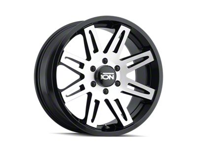 ION Wheels 142 Satin Black Machined 6-Lug Wheel; 17x9; -12mm Offset (03-09 4Runner)