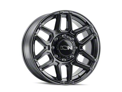 ION Wheels 146 Gloss Black 6-Lug Wheel; 17x9; 0mm Offset (03-09 4Runner)