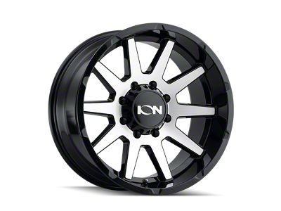 ION Wheels 143 Gloss Black Machined 6-Lug Wheel; 18x9; 0mm Offset (22-24 Bronco Raptor)