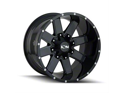 ION Wheels TYPE 141 Gloss Black Milled 6-Lug Wheel; 17x9; 18mm Offset (22-24 Bronco Raptor)