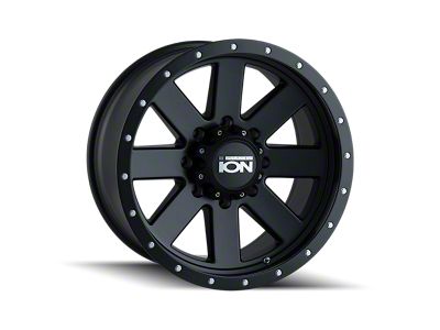 ION Wheels 134 Matte Black Wheel; 18x10; -19mm Offset (20-24 Jeep Gladiator JT)