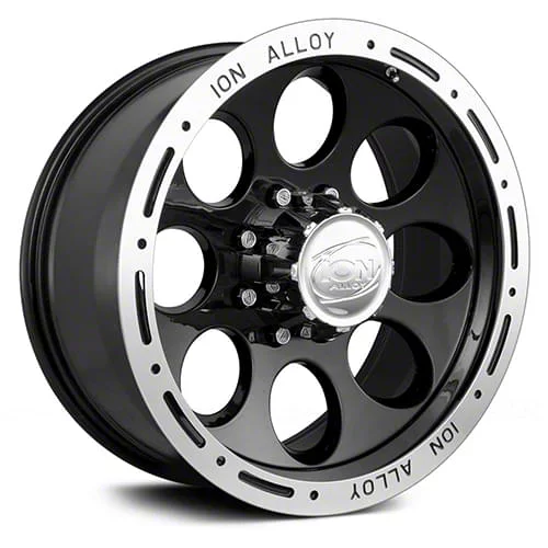 ION Wheels Jeep Gladiator TYPE 174 Black Machined Wheel; 17x9 174-7973B ...