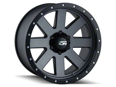 ION Wheels TYPE 134 Matte Gunmetal Wheel; 17x8.5; -6mm Offset (05-10 Jeep Grand Cherokee WK, Excluding SRT8)