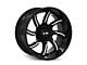 ION Wheels TYPE 151 Gloss Black Milled Wheel; 17x9 (05-10 Jeep Grand Cherokee WK, Excluding SRT8)