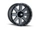 ION Wheels 134 Matte Gunmetal Wheel; 20x10; -19mm Offset (99-04 Jeep Grand Cherokee WJ)