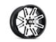 ION Wheels 142 Satin Black Machined Wheel; 18x9; 0mm Offset (99-04 Jeep Grand Cherokee WJ)