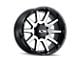 ION Wheels 143 Gloss Black Machined Wheel; 20x9; 0mm Offset (07-18 Jeep Wrangler JK)