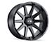 ION Wheels TYPE 143 Matte Black Wheel; 17x9 (18-24 Jeep Wrangler JL)