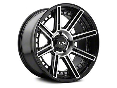 ION Wheels TYPE 149 Black Machined Wheel; 20x10 (18-24 Jeep Wrangler JL)