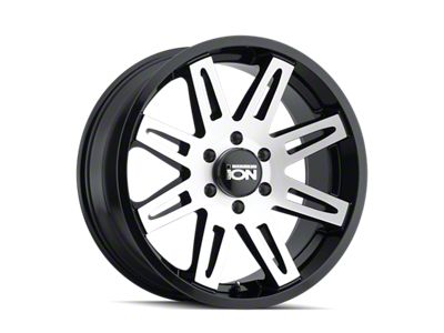 ION Wheels 142 Satin Black Machined 6-Lug Wheel; 17x9; -12mm Offset (2024 Tacoma)