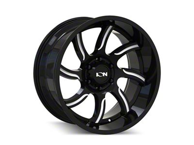 ION Wheels TYPE 151 Gloss Black Milled 6-Lug Wheel; 17x9; 0mm Offset (16-23 Tacoma)
