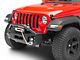 Iron Cross Automotive Stubby Front Bumper with Bar; Matte Black (20-24 Jeep Gladiator JT)