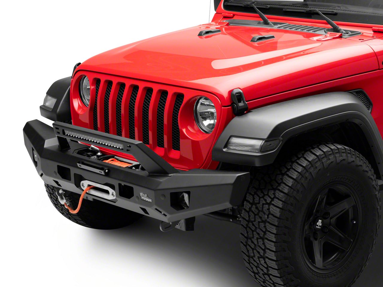 Ironman 4x4 Jeep Wrangler Raid Series Full Length Front and Rear Bumper ...