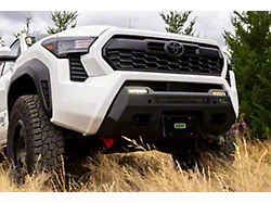 Ironman 4x4 Raid Winch Front Bumper with 7-Inch and 20-Inch Bright Saber Single Row LED Light Bars (24-25 Tacoma)