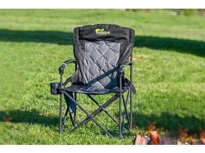 Ironman 4x4 King Hard Arm Camp Chair with Lumbar Support