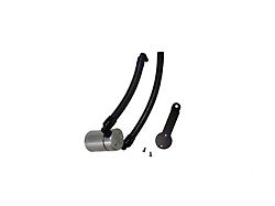 J&L 3.0 Oil Separator; Clear/Satin Anodized; Driver Side (15-21 2.4L Jeep Renegade BU)