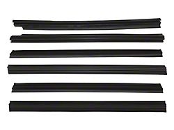 Door Glass Weatherstrip Master Kit; Front and Rear (84-96 Jeep Cherokee XJ 4-Door)