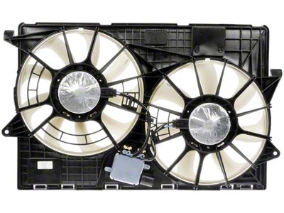 Dual Fan Assembly with Controller (14-23 Jeep Cherokee KL w/ Heavy Duty Cooling)