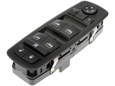 Front Window Switch; Driver Side (14-16 Jeep Cherokee KL w/ One Touch Up & Down)