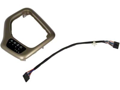 Shifter Bezel with Harness Kit; Tan (14-18 Jeep Cherokee KL)