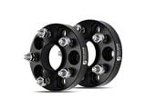 1-Inch 5-Lug Wheel Spacers; Black; Set of Two (14-23 Jeep Cherokee KL)