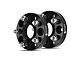 1-Inch 5-Lug Wheel Spacers; Black; Set of Two (14-23 Jeep Cherokee KL)