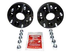 1.50-Inch Wheel Adapters; 5x4.5 to 5x5; Black (84-01 Jeep Cherokee XJ)