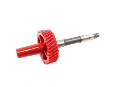 36-Tooth Speedometer Gear; Long Shaft; Red (91-93 Jeep Cherokee XJ)