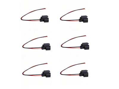 6-Piece Fuel Injector Harness Set (2001 4.0L Jeep Cherokee XJ)