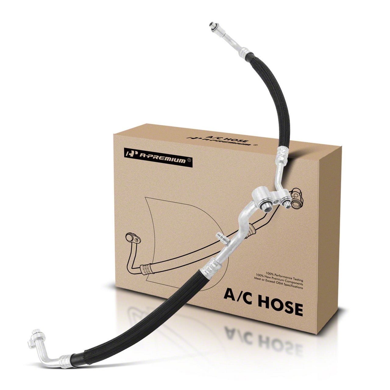 Jeep Cherokee A/C Manifold Hose Assembly (14-18 2.4L Jeep Cherokee KL w ...