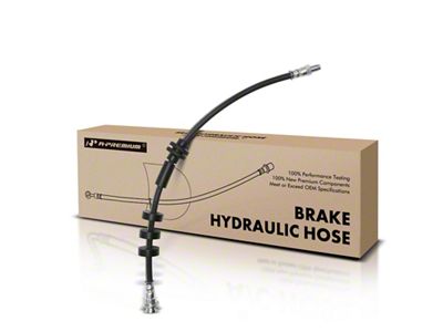 Brake Hydraulic Hose; Front (14-19 Jeep Cherokee KL w/o Off-Road Suspension)