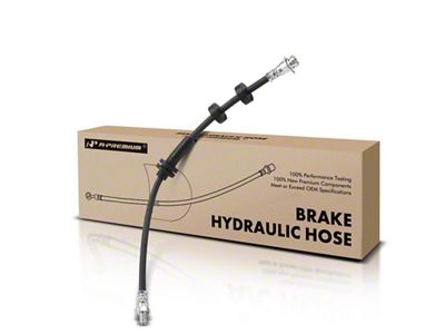 Brake Hydraulic Hose; Front (14-19 Jeep Cherokee KL w/ Off-Road Suspension)