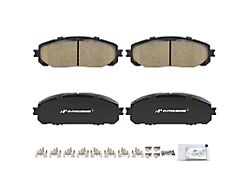 Ceramic Brake Pads; Front Pair (14-23 Jeep Cherokee KL w/ Dual Piston Front Calipers)