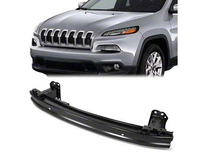 Factory Style Front Bumper Reinforcement (14-18 Jeep Cherokee KL w/ Adaptive Cruise Control & Tow Hook)