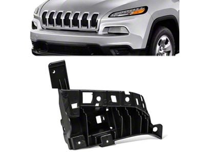 Front Bumper Cover Stiffener Bracket; Passenger Side (14-18 Jeep Cherokee KL)