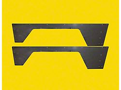 Front Quarter Panel Plate Set; Bare Steel (84-01 Jeep Cherokee XJ)