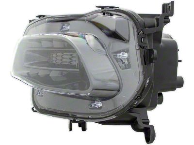 Halogen Headlight; Black Housing; Clear Lens; Driver Side (14-16 Jeep Cherokee KL)