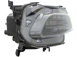 Halogen Headlight; Black Housing; Clear Lens; Passenger Side (14-16 Jeep Cherokee KL)