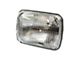 Headlight; Chrome Housing; Clear Lens (84-01 Jeep Cherokee XJ)